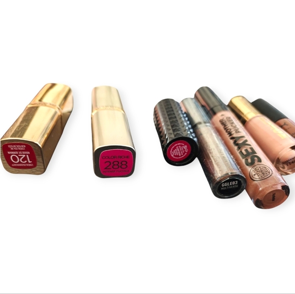 Large Beauty Lot Buxom L'Oreal KVD No7 Nyx Nails Lipstick Marcelle KVD - Picture 7 of 14